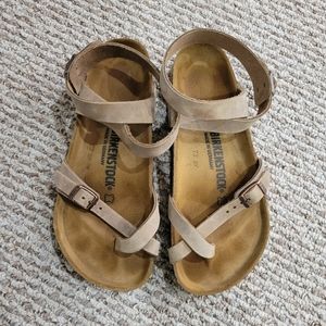 Birkenstock Oiled Leather Yara Sandals